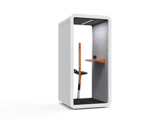 Aluminum Portable Soundproof Booth Fireproof Private Meeting Pods