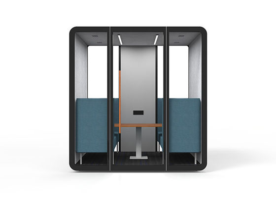 Silent Office Phone Booths Customized With Back Pilaster Back Panel SGS Approved
