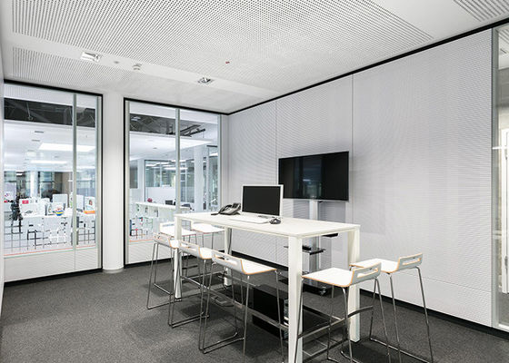 Double Layer Frosted Glass Multi-options glass partition for office room indoor