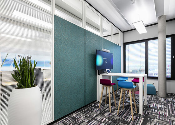 Divided Into Upper And Lower Two-stage Steel Board Panel Office Solid Partition Wall