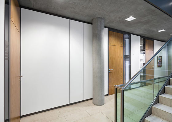 Transparent Glass Partition Wall European Style Office Partition Wall Easy Install Colorful