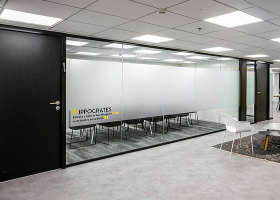 New Modern Customized Demountable glass partition soundproof office Partition Glass Wall