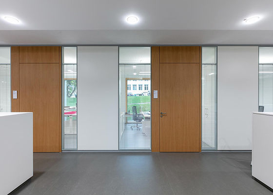 Solid malamine panel partition Aluminum material glawall partition fast reply