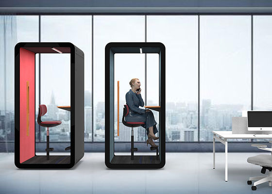 S Size Private Office Phone Call Booth Customized Color Size For One Person