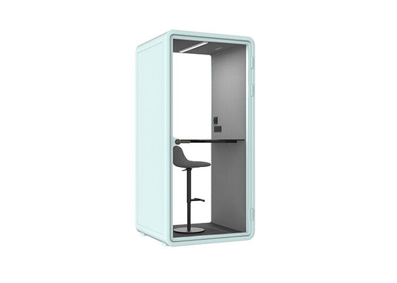 new design round beautiful pods hidden frame door with laminated glass soundproof movable office pods