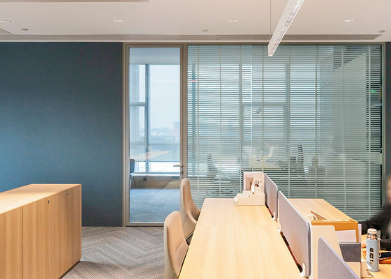 Sealed Blind Remote-controlled options privacy transparent glass partition wall