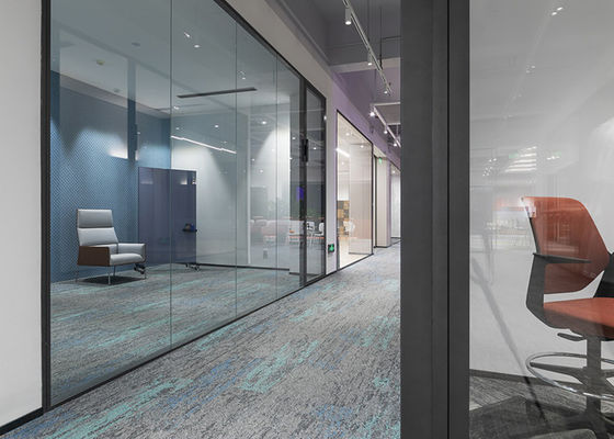 Office Partition Walls Redefining Workspace Design for the Modern 108mm thickness frameless or framed