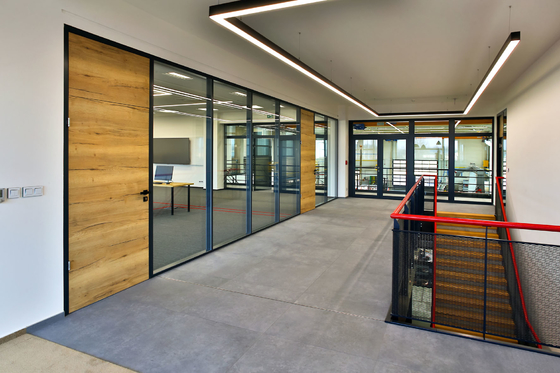 Glawall Acoustic Glass Partition Wall with 30dB Soundproofing