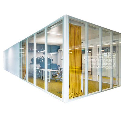 Office Demountable Modular Partitions System Aluminum Partition Wall Space Design Office Glass Partition Wall