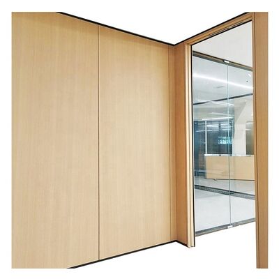 OEM Office 10mm Tempered Gass Wall Wooden Panel Partition Glass Partition for Conference Cubicles