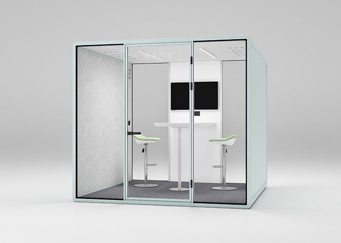 Large Size Super Silent Office Phone Booths With Sofa Acoustic Sound Booth