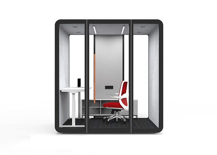 Big Size Silent Office Meeting Booth Sound Proof For More Than 4 Person