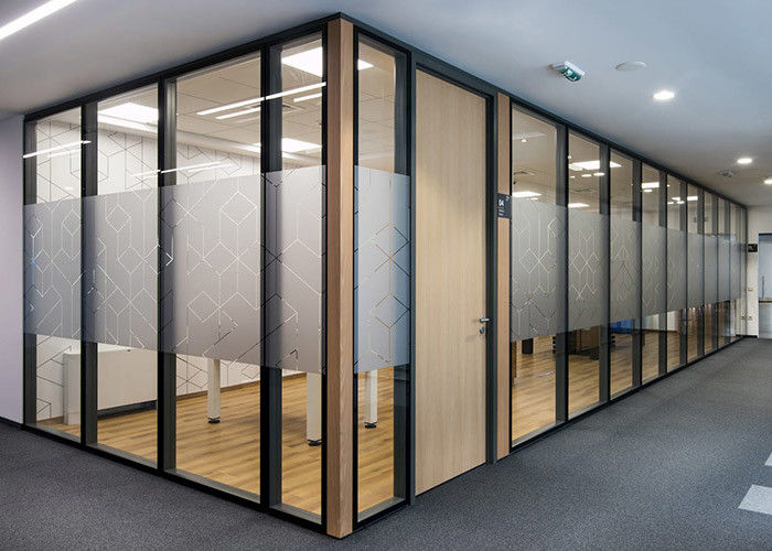 Isolate The Noise Easy Assembled Solid Partition Wall Solid Door With Glass Partition
