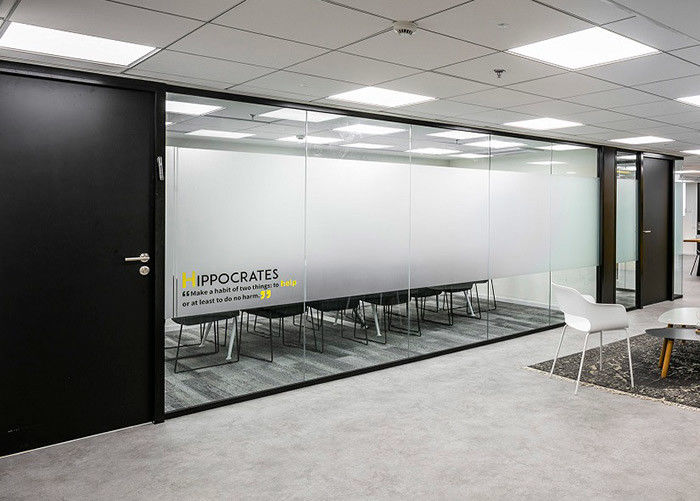 New Modern Customized Demountable glass partition soundproof office Partition Glass Wall