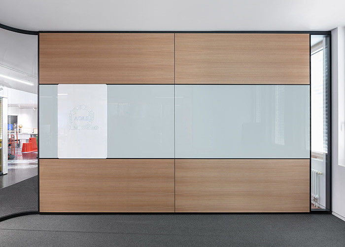 Solid malamine panel partition Aluminum material glawall partition fast reply