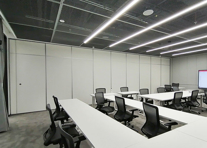 Meeting Room Folding Wall Partition Soundproof Sliding Folding Partition System 65mm