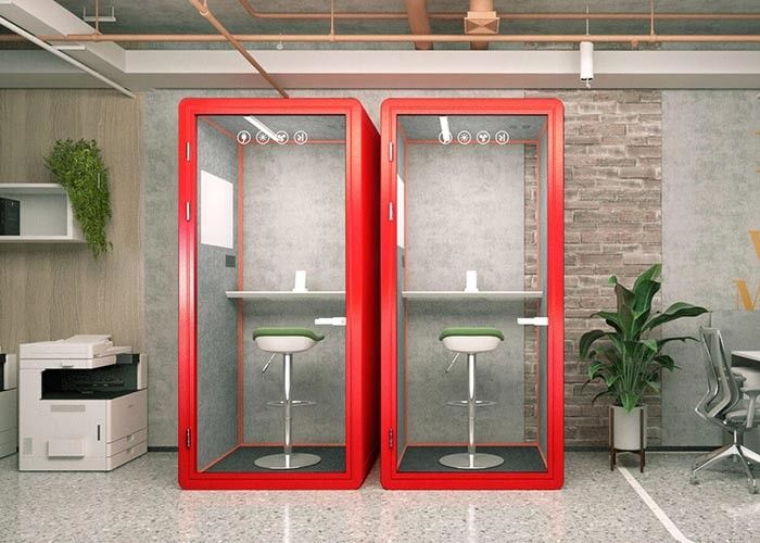Comfort Soundproof Portable Office Pods Easy Disassemble Silent Phone Booth