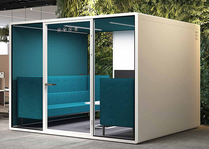 Large Size Meeting Room Pods Soundproof Booth For 2 - 4 Person