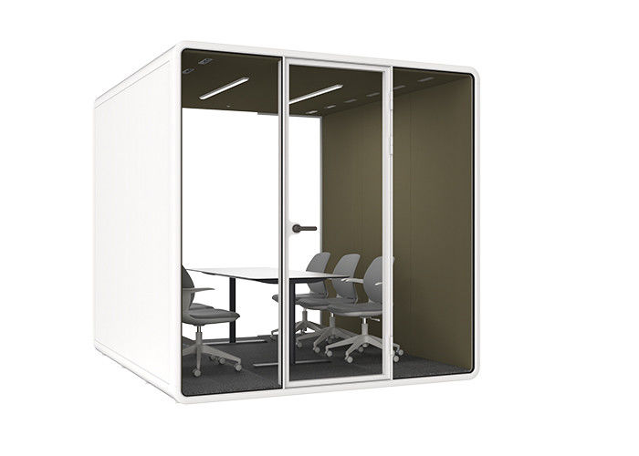 Quite Cabin Supports Installation Various Equipment Soundproof Rooms Negotiation Rooms For Exhibitions