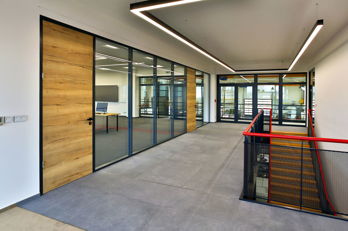 Glawall Acoustic Glass Partition Wall with 30dB Soundproofing