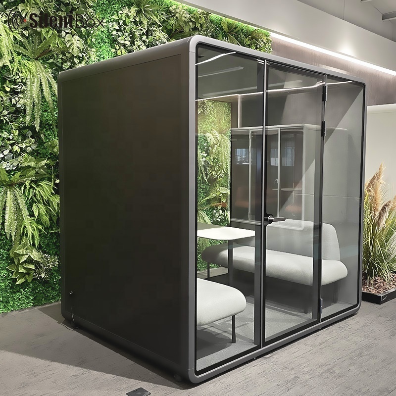 STC30dB Soundproofing Office Pod with 4000K Lighting and 100-240V Power Supply for Versatile Applications