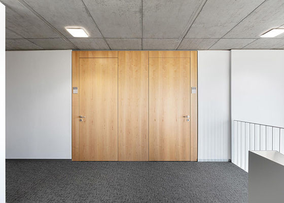 Parement solide parement acoustique en feutre 45db+- réduire le bruit panneau en acier panneau de mélamine couleur blanche