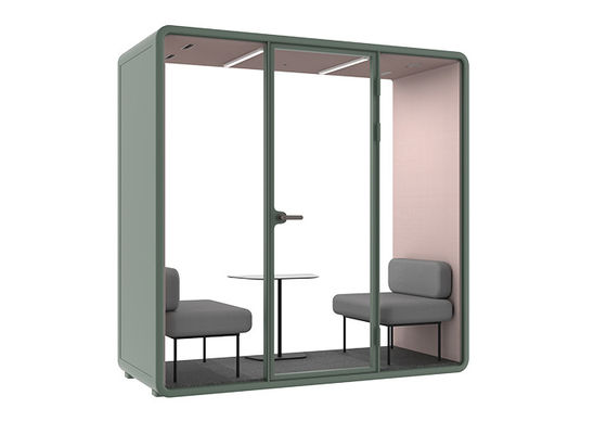 Nouveau boîtier de bureau mobile insonorisé boîtier téléphonique boîtier de bureau acoustique boîtier d'enregistrement vocal pour bureau et entrepôt