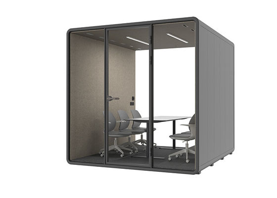 Commutateur intelligent de ventilation de lumière silencieux des compartiments de bureau ouvrent automatiquement cabine téléphonique cabine de réunion