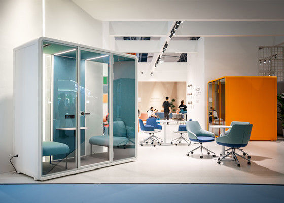 Cabine téléphonique insonorisée de haute qualité cabines de réunion de bureau acoustiques avec meubles de Chine