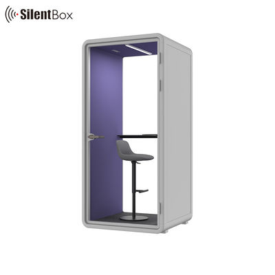 Bureau Pods de travail privés Facile à assembler Chambres insonorisées Taille multi-couleur Personnalisation Acoustique Silent Phone Booth